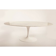 Tisch-Tavolo Tulip Eero Saarinen Ovale 179x111 marmo Carrara-table