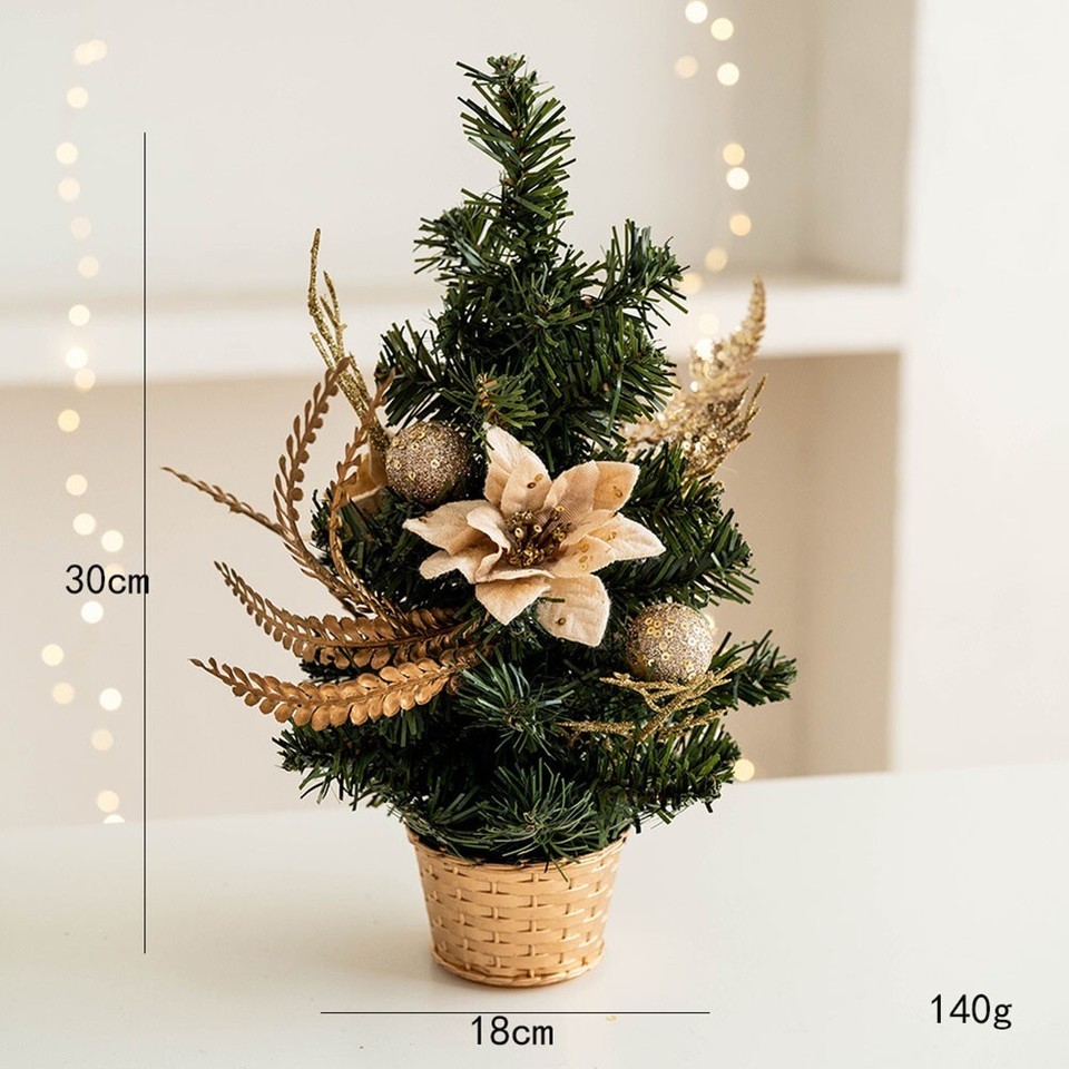 Convenient Mini Christmas Tree for Holiday Decorations 30/40/50cm Size