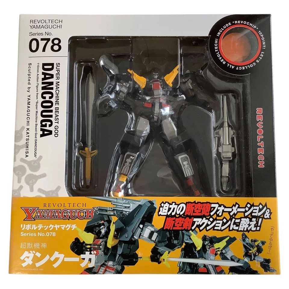 Máquina Revoltech Yamaguchi No.078 Dancouga Super Beast God Kaiyodo Como Nueva Japón Foto 2 de 4