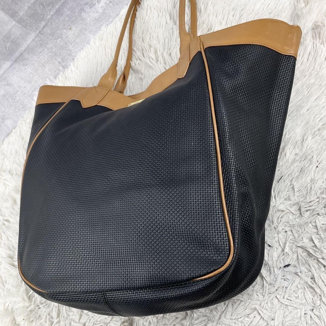 Disponibile taglia A4 bellissima borsa tote Yves Saint Laurent in pelle logo ecc