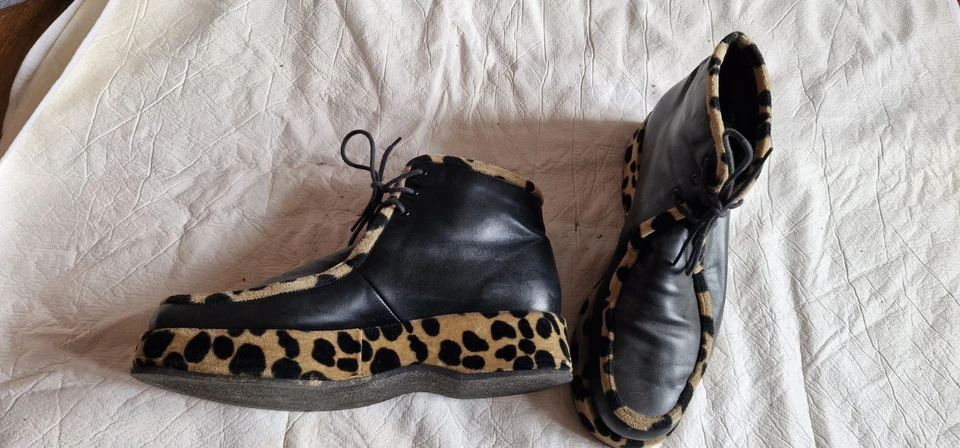 Bottines Sanche de la Rosa T 39,5 cuir marron - Photo 2/4