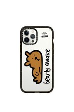 CASETiFY Impact Case for iPhone 12 Pro Max - Bearly Awake - Clear Black