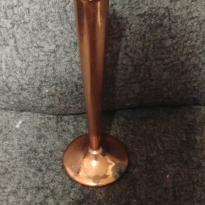 Vintage Mid Century Modern COPPERCRAFT GUILD Copper Bud Vase 8" MCM Decor