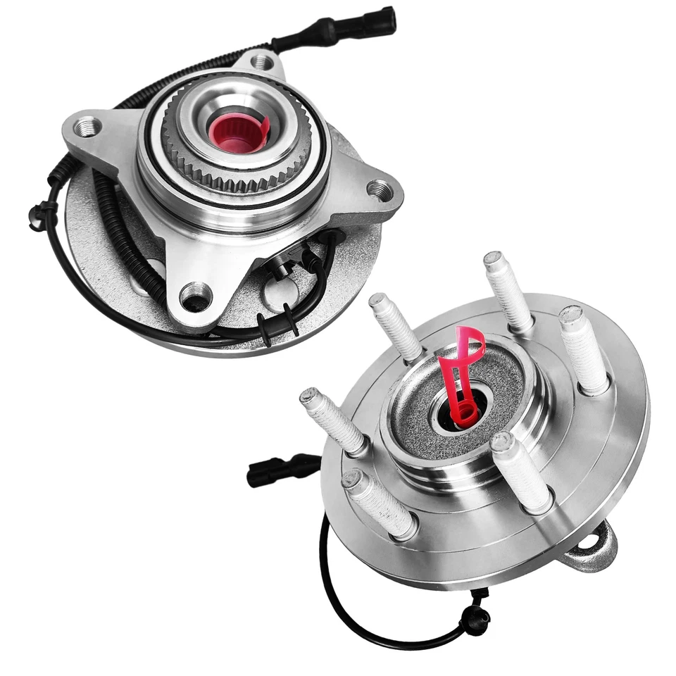 4WD Pair Front Wheel Bearing Hubs for 515046 2004 2005 Ford F-150 Heritage - Image 2 of 4
