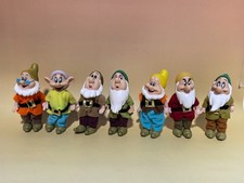 Disney Snow White 7 Dwarfs Action Figure Set Collectible Doll Toy Gift