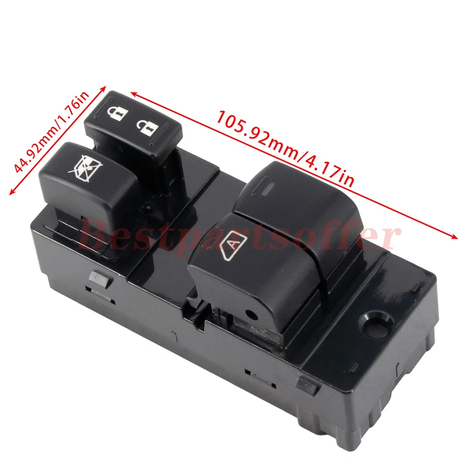 For 2012-2021 Nissan NV1500 NV2500 NV3500 Master Window Switch LH Left Side - Изображение 2 из 4