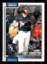 2026 Topps #317 Troy Johnston RC Miami Marlins 59921