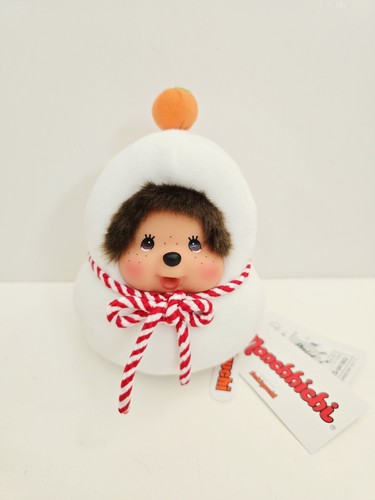 Sekiguchi Monchhichi Japan New Year Lucky Rice Cake 6.5" Mochi Plush Doll Daruma