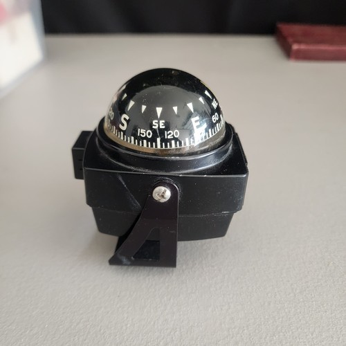 Vintage Airguide Marine Boat Dash Mount Compass , travel direction