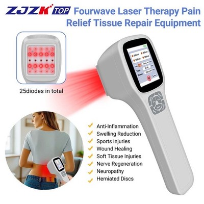 2.5W Cold Laser 650/808/905/980nm for TMJ, Carpal Tunnel, Knee Arthritis Relief