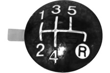 Schalthebelknauf Schaltgetriebe 5 Gang 65049 Metalcaucho für FIAT 500