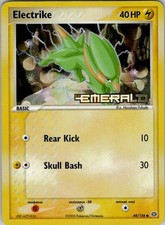 Pokemon Electrike048/106 Emerald HOLO STAMPED  48/106 LP/NM on eBay