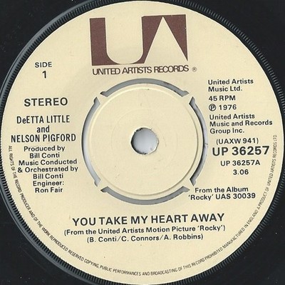 DeEtta Little And Nelson Pigford - You Take My Heart Away (7'', Single)