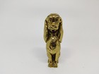 Vintage Rare Mid-century Brass "Lady" From Lady And The Tramp Paperweight — photo 1