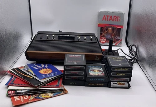 Atari 2600 Video Computer System with 11 Games & Joystick
