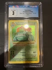 Graded CGC 3 Venusaur 015/102 Base Set (Shadowless) Holo