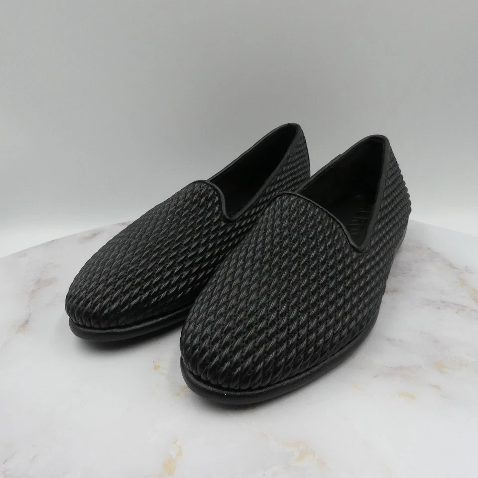 Aerosoles Betunia Zapatos Mujer Talla 5 M Negro Sin Cordones Mocasines Cómodos Planos Foto 2 de 4