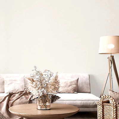 Uni Strukturtapete Hellbeige Abdeckrolle Betonoptik Moivre