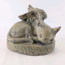 Cat Angel Wings Pet Memorial Outdoor Statue Patio Garden Yard Lawn Decor