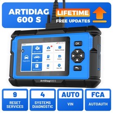 Topdon Ad600s Pro Obd2 Scanner Autovin 4 System Check Engine Abs Srs Scan Tool