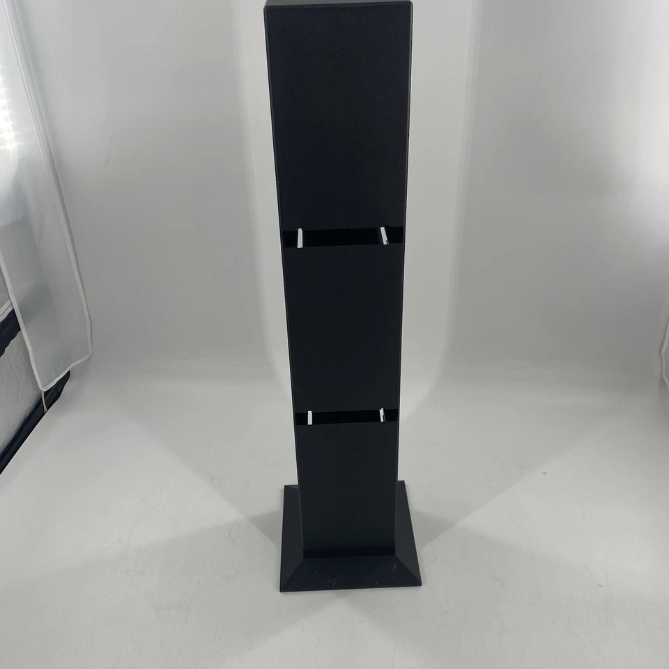 Laserline 50 CD Media Tower Rack Stand Black Plastic Storage Organizer Vintage - Image 4 of 4