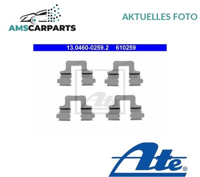 ZUBEHÖR-SATZ BREMSBELÄGE HINTEN 130460-02592 ATE NEU OE QUALITÄT