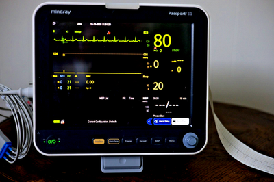 #ad Mindray Passport 12 w AG Module 5 Agent Masimo Spo2 ECG NIBP PRINTER $4200.00