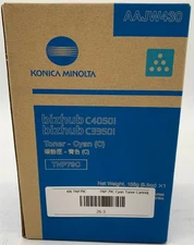 Genuine Konica Minolta TNP79C (AAJW430) Cyan Toner Cartridge, OEM