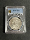 1888 MORGAN SILVER DOLLAR $1 PCGS MS63 PRE-33 (BLAST WHITE)