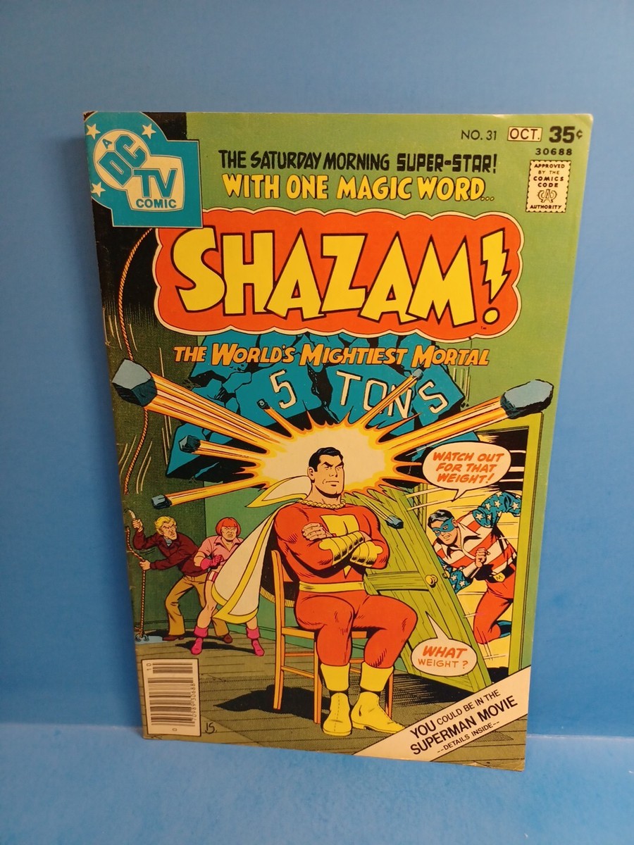 SHAZAM! # 31, OCT. 1977, KURT SCHAFFENBERGER ART! (DC2 ) | eBay