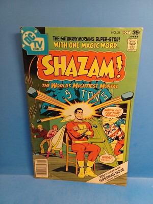 SHAZAM! # 31, OCT. 1977, KURT SCHAFFENBERGER ART! (DC2 ) | eBay