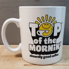 TOP of the MORNIN' Coffee - Giant 5" x 4.5", 26 oz Coffee Mug - FREE SHIPPING!