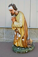 + Nice Older Nativity Set Figure of Joseph, 20" ht. from old church set (CU701)