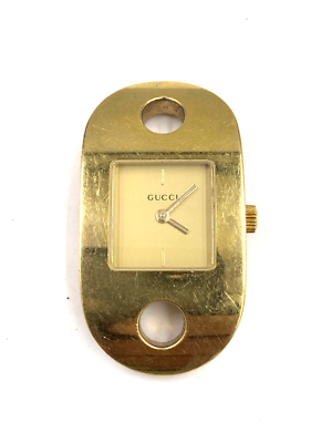 Gucci Watch 6155L Women's Quartz Swiss Gold tone no bnad Working