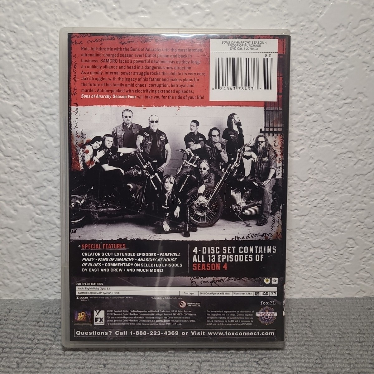 Buy Sons of Anarchy: Seasons 1-4 (Blu-ray) online | eBay