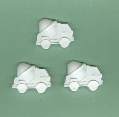 Cement truck plaster of Paris painting project. Set of 12! (4M)