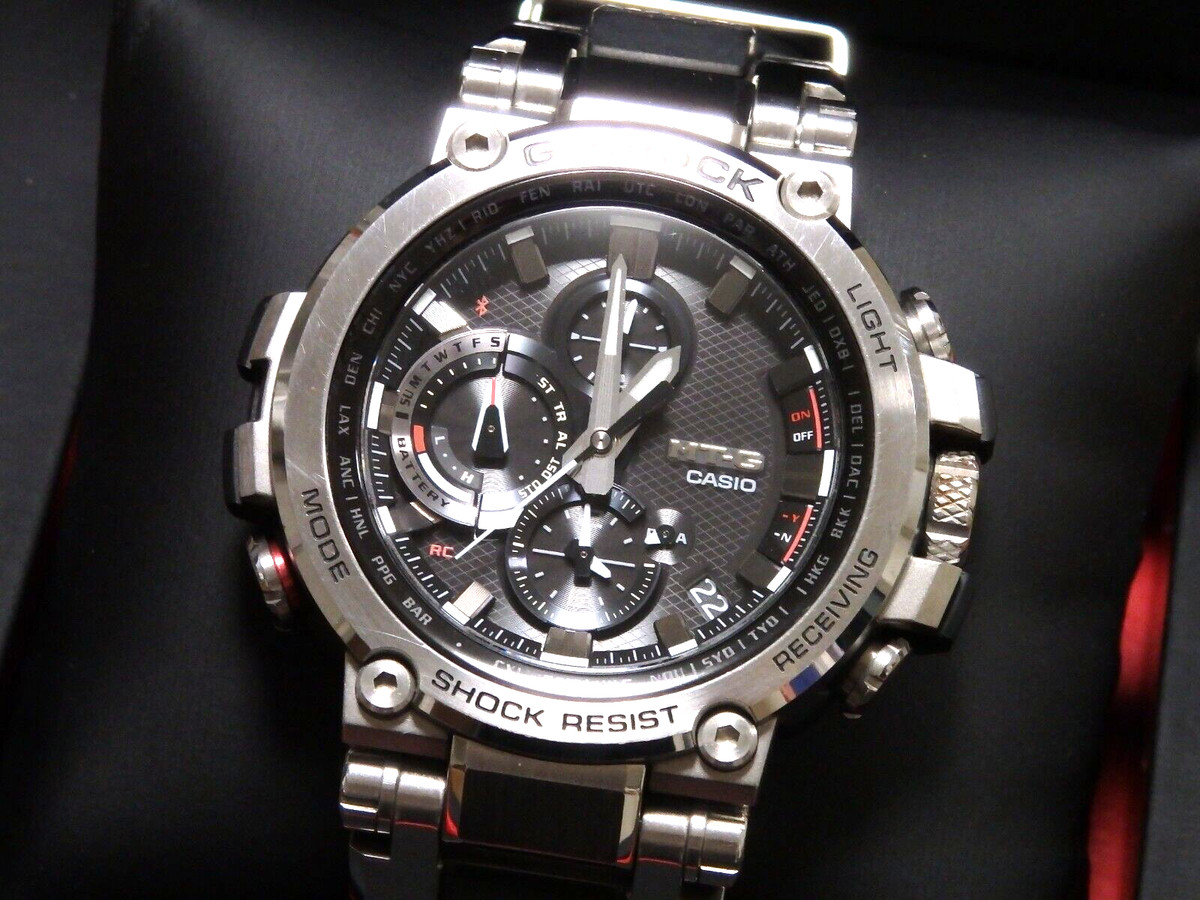 CASIO G-SHOCK MT-G MTG-B1000-1AJF Bluetooth Tough Solar JAPAN with 