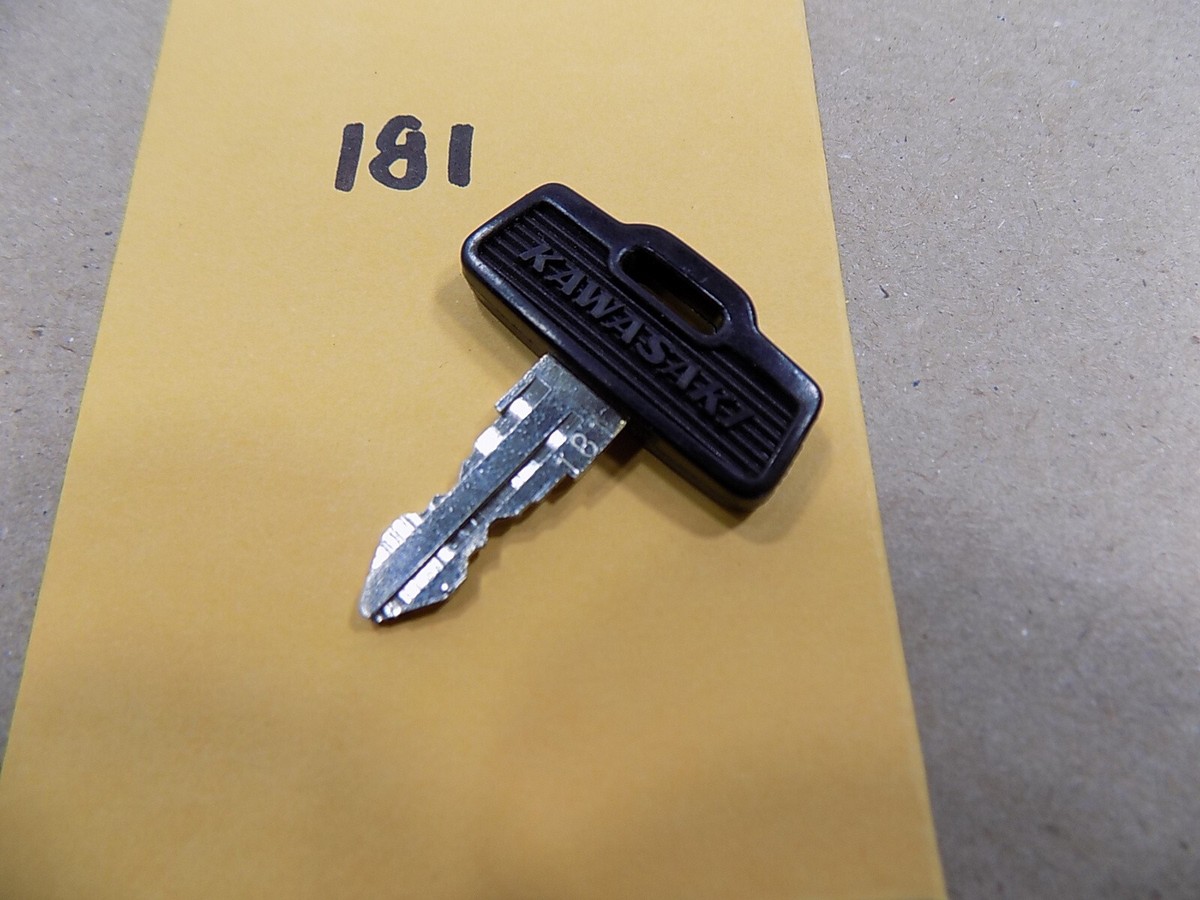 OEM NOS ORIGINAL KAWASAKI MOTORCYCLE PRE-CUT KEY / #181 | eBay