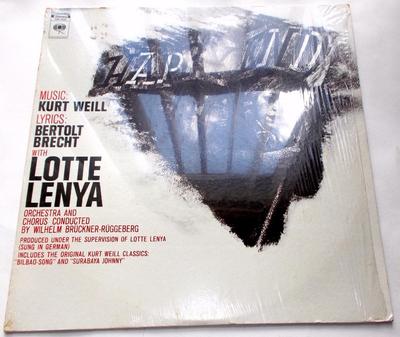 Kurt Weill / Lotte Lenya Happy End Orig Bwy Cast 1973 Columbia COS-2032 LP NM