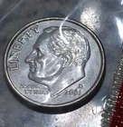 2001 D  10C Roosevelt Dime BU M/S CLAD Uncirculated In Cellophan FREE SHIPPING