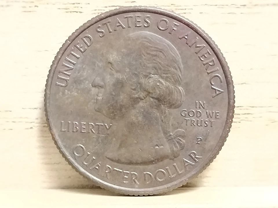2020 P Salt River Bay US Quarter Error Missing Clad (5.7g, 24mm, 2mm Thick) - Image 4 of 4