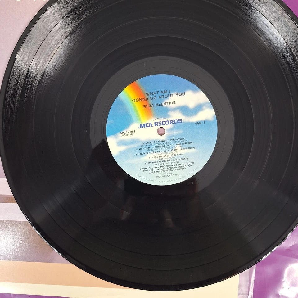 Reba McEntire What Am I Gonna Do About You 1986 Country LP Vinyl - Image 2 of 4