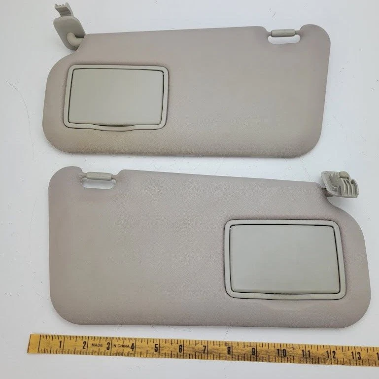 Mazda Mazda2 2013 parasol juego de 2 con espejo gris sin tornillos Foto 2 de 4