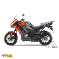 StompGrip Schwarz, Kawasaki Versys 1000, 2015-18 Versys 1000 LZT00B