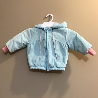 Vintage Ski Valley K & R Sportswear Winter Fleece Coat Jacket Girls 12-18 months