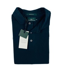 Rodd Gunn Deep Navy Woven Mens Cotton Polo Size 3XL Sport Fit NWT