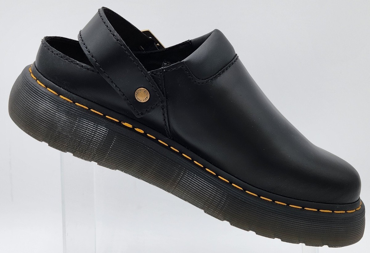 Dr. Martens Laketen Atlas Leather Slingback Platform Mules