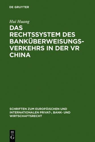 Thumbnail - Hui Huang Das Rechtssystem Des Banküberweisungsv (gebundene Ausgabe)
