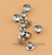 Locking Pin Backs Pin Locks Keepers for Enamel Lapel Pins Badges-No Tool Needed