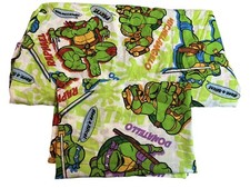 2013 Nickelodeon Teenage Mutant Ninja Turtles Toddler Bed Fitted Flat Sheets